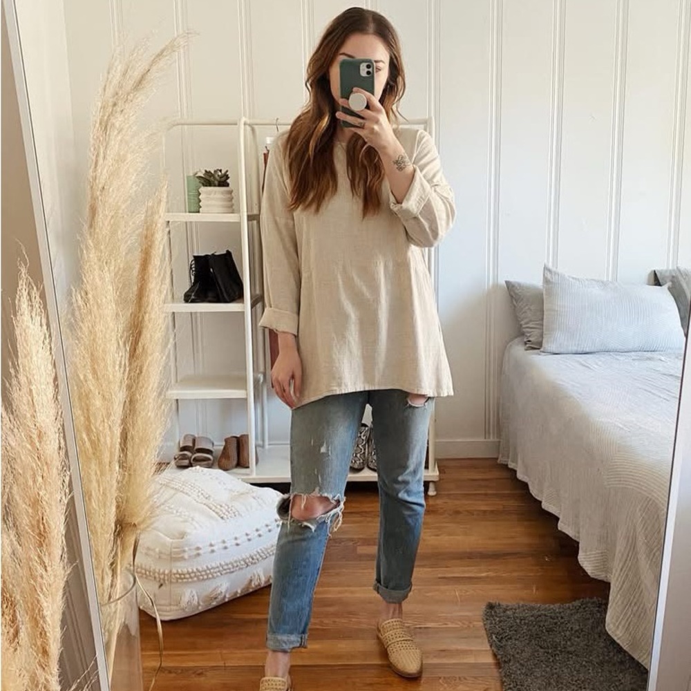 Cotton Dylan Tunic in Sienna - Picture 10 of 10